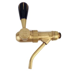 Vintage French Brass Spigot, French Beer Tap, Beer Spigot France, Brevete Depose Beer Tap