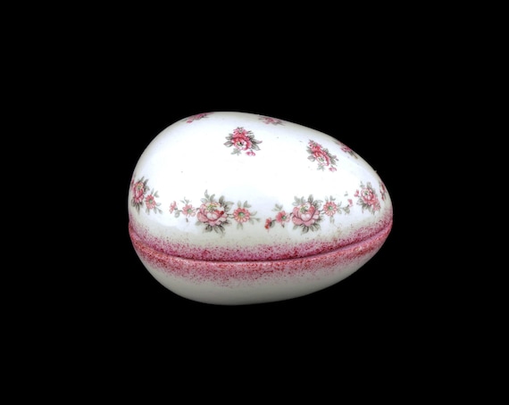 Egg Jewelry Box, Porcelain Egg Jewelry Box