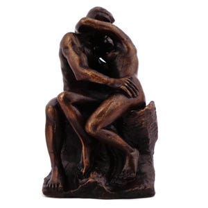 ロダン 愛の彫刻 KISS 接吻 ブロンズ青铜 ロダン刻印あり 高さ約26cm ロダン 愛の彫刻 KISS 接吻 ブロンズ青铜 ロダン刻印あり 高さ約