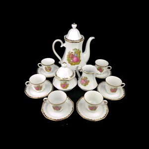 Vintage Porcelain Coffee Set, Bavarian Porcelain Coffee Tea Set - Etsy