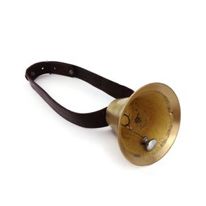Antique Cow Bell, Vintage Cow Bell, Brass Cow Bell, Tyrol Cow Bell
