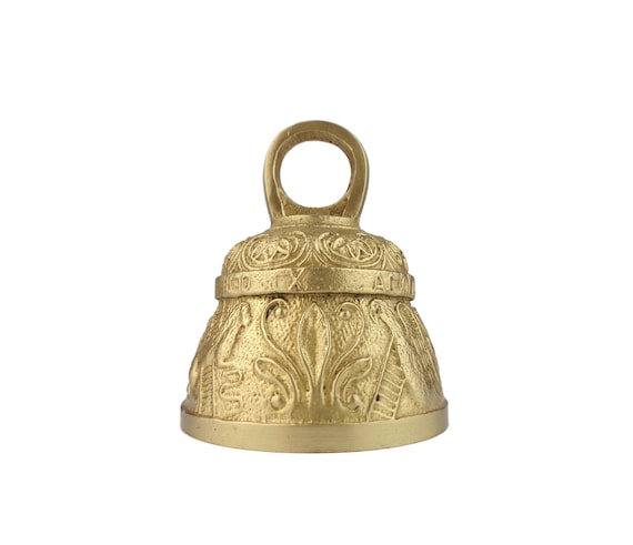 Antique Brass Bell, Large Brass Bell, Brass Temple Bell, Large