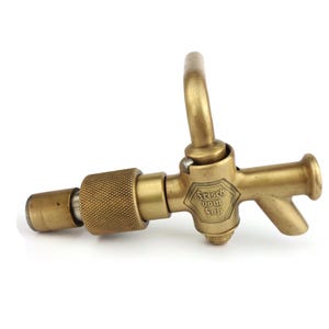 Vintage Brass Spigot, Beer Spigot France, Brass Beer Tap