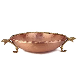 Antique Fruits Bowl, Copper Fruits Tray, Copper Fruits Bowl, Fruits Serving Basket