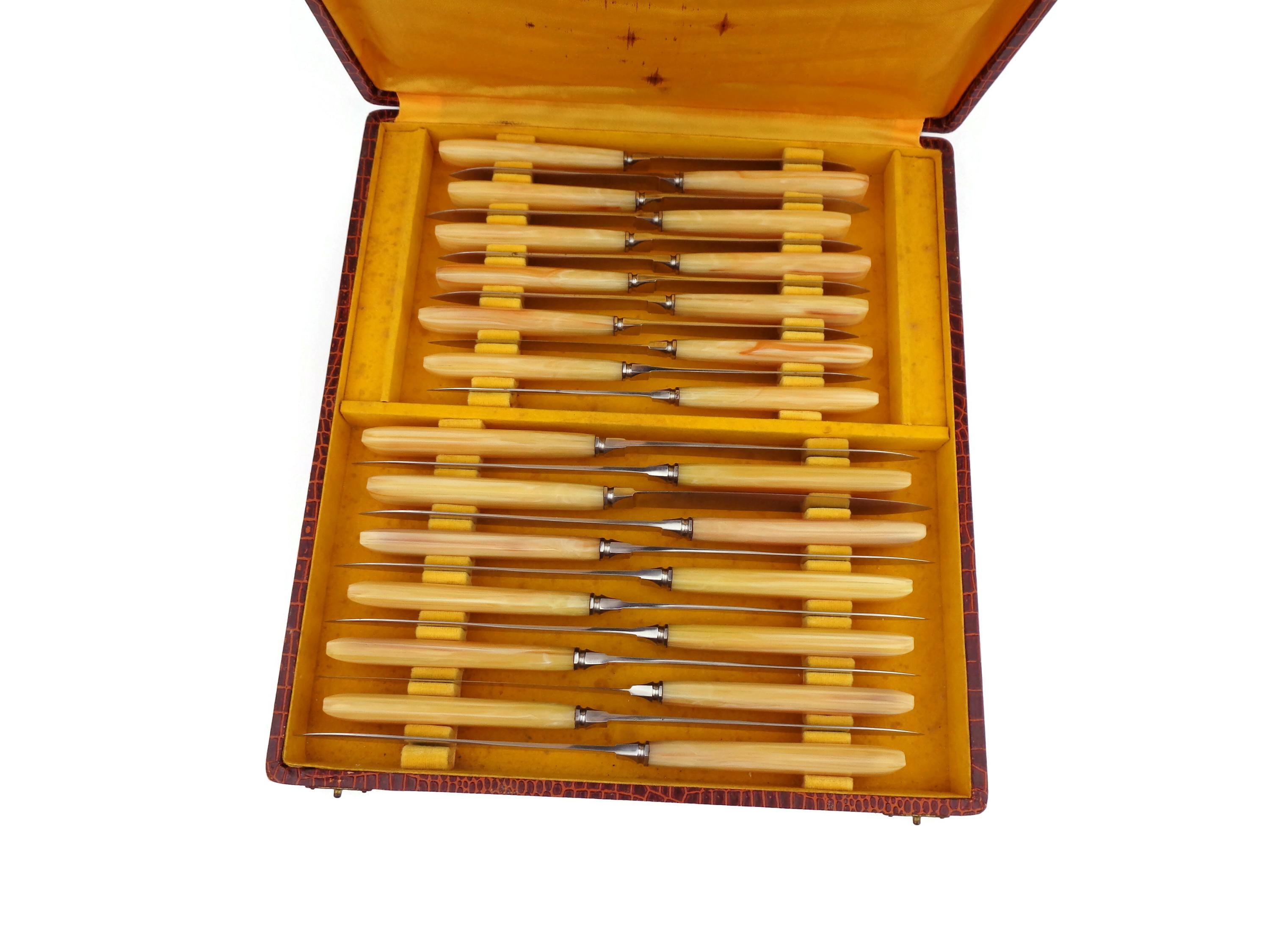 ヴィンテージ カトラリー ナイフ セット オリジナル ボックス付き