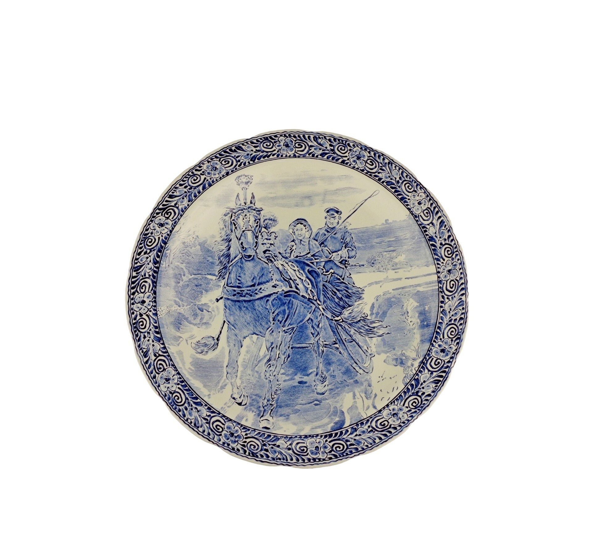 Lot De 4 Assiettes à Dessert ROYAL BOCH Motif Oignons Fleuri - Occasion