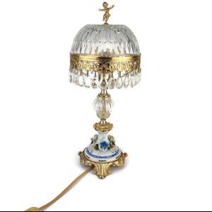 Antique Table Lamp, Art Nouveau Table Lamp, Night Lamp