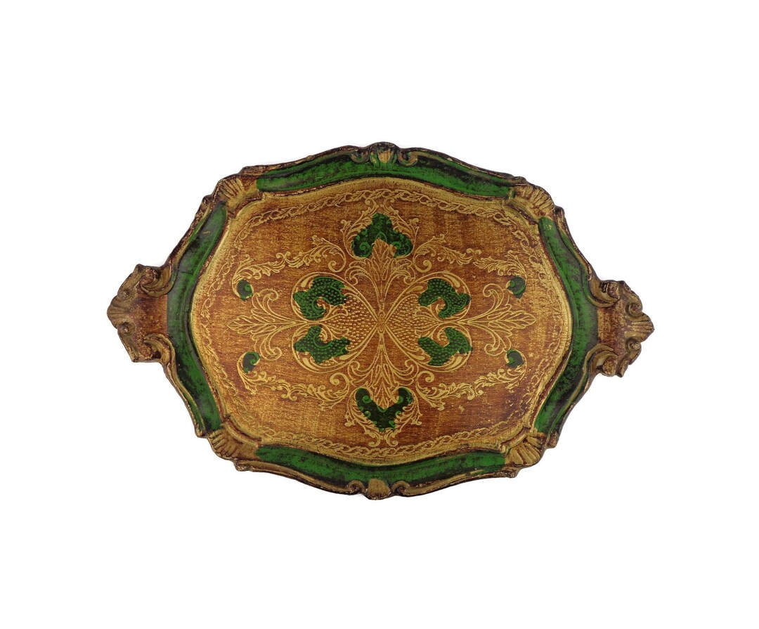 Antique Wooden Tray, Wooden Serving Tray, Handmade Wooden Tray