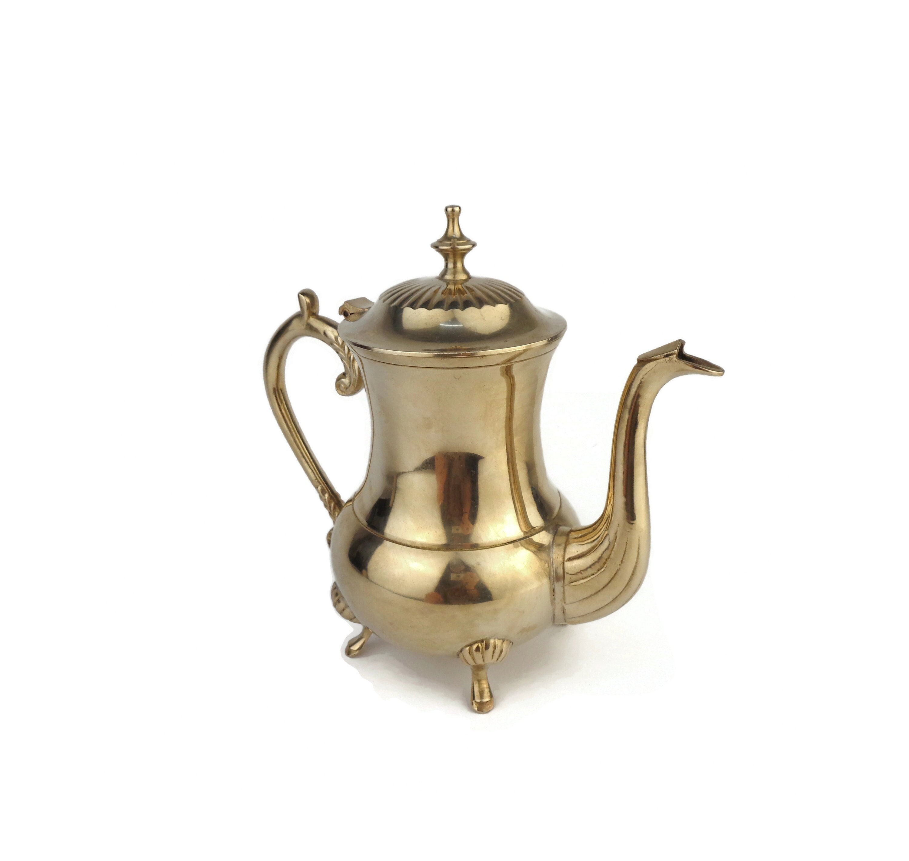 ヴィンテージ　アンティーク　ティーポット 真鍮　1029g E.P. BRASS ヴィンテージ アンティーク ティーポット 真鍮 1029g E.P. BRASS