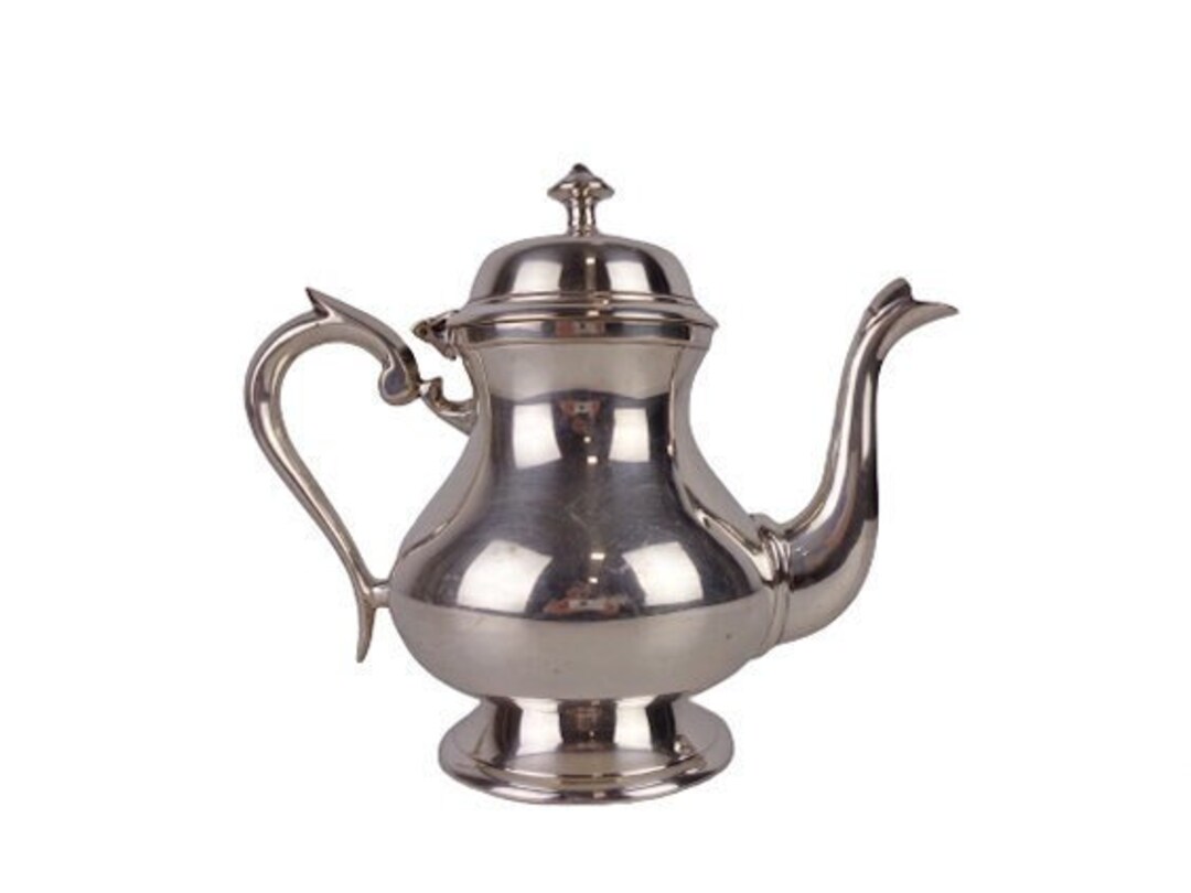 アンティークシルバーメッキティーポット - Etsy 日本
