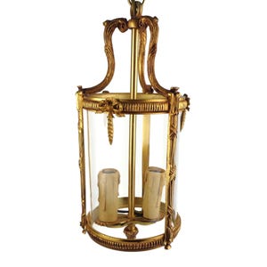 Antique Chandelier, Vintage Chandelier With 2 Lamps