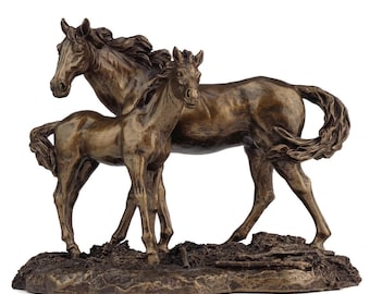 Escultura de caballos antiguos, estatua de caballos veroneses