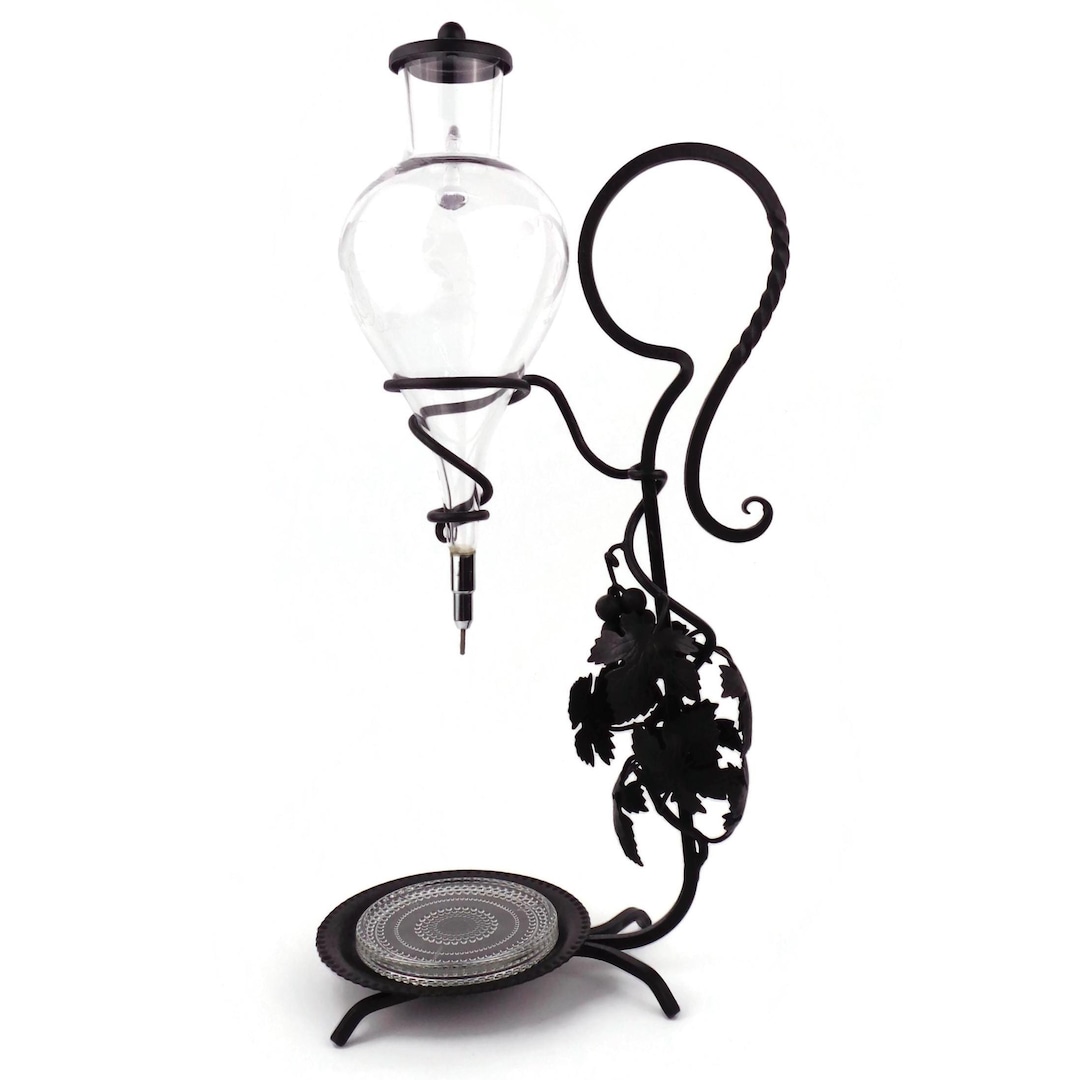 VGEBY Aérateur de vin Carafe en verre de 1000 ml avec ensemble de seau