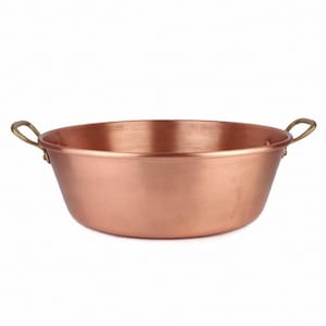 Vintage French Copper Jam Preserve Pot, Large Solid Copper Jam Preserve Pot France