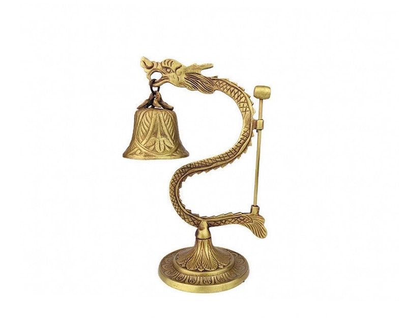 Antique Tibetan Bell Tibetan Temple Bell Gong Tibetan Dragon Etsy