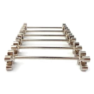 Silber überzogene Messer Rest Halter, Französischer Esstisch Dekor, Hochzeitstisch Dekor, Vintage Messer Rest Set