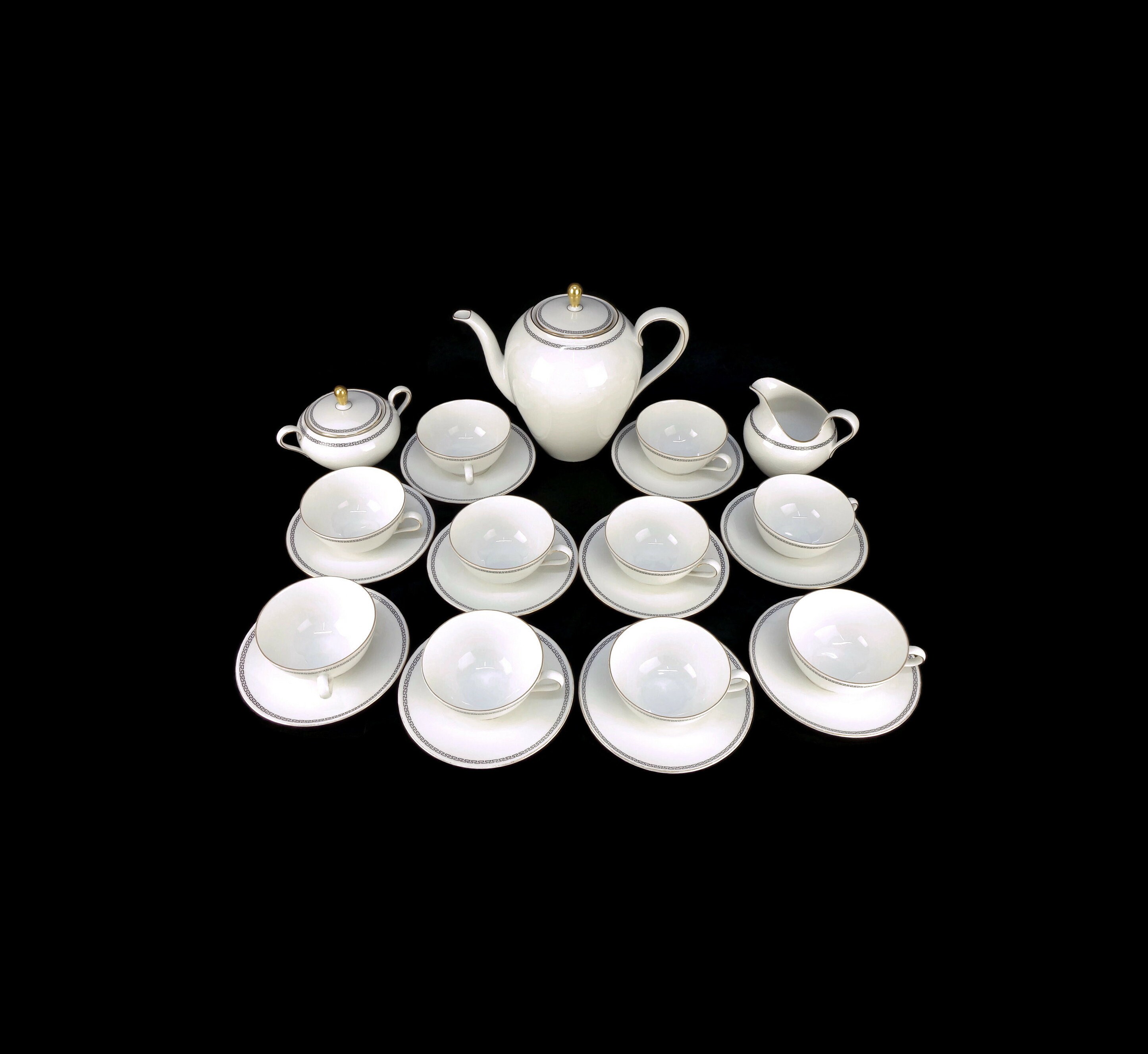 Vintage Porcelain Tea Coffee Set, Bavarian Porcelain Coffee Tea Set - Etsy