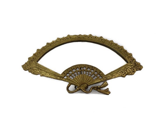 Antique brass makeup sale mirror