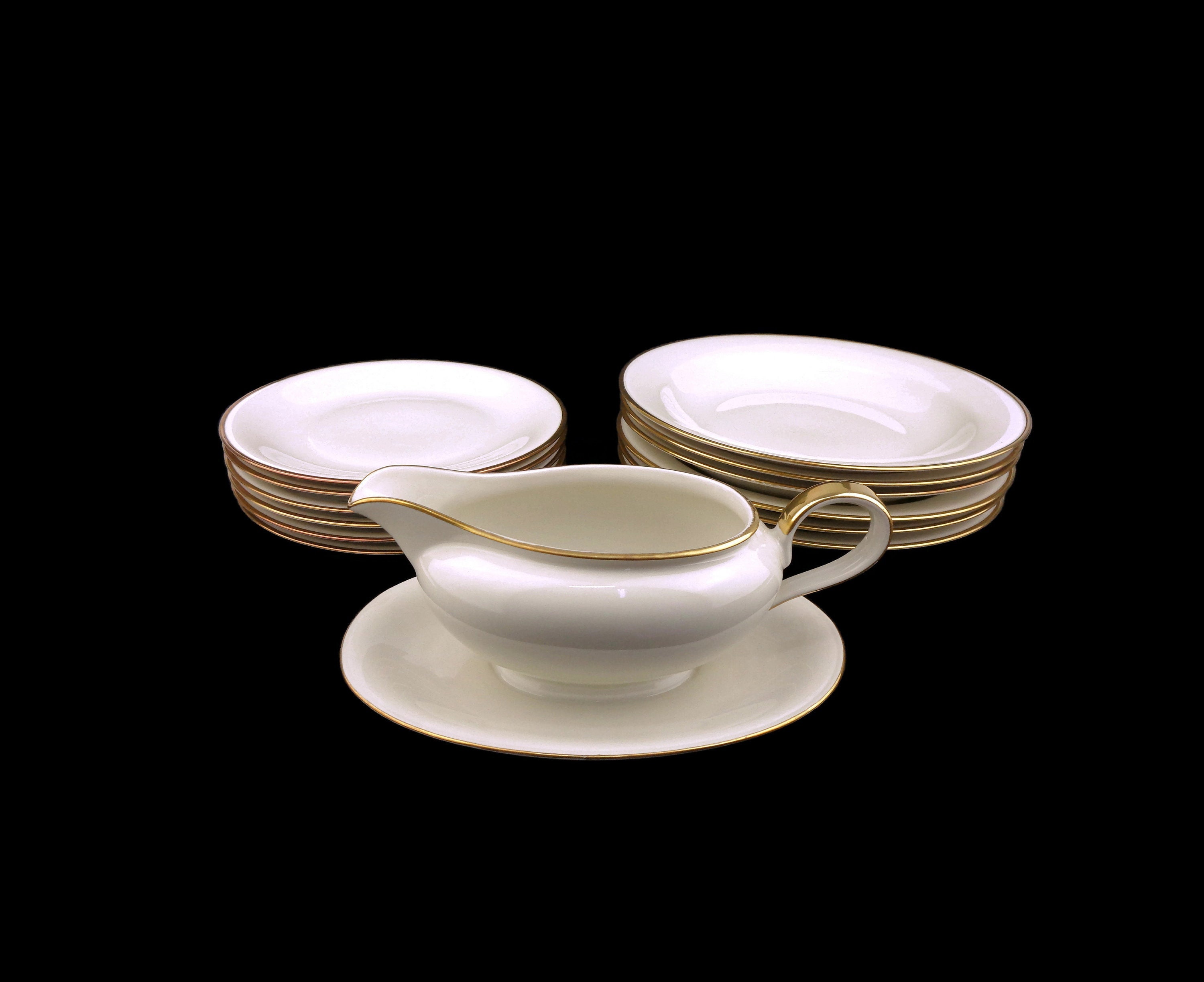 Vintage Porcelain Dining Set, Bavarian Porcelain Serving Set, Porcelain Set Bavaria Germany