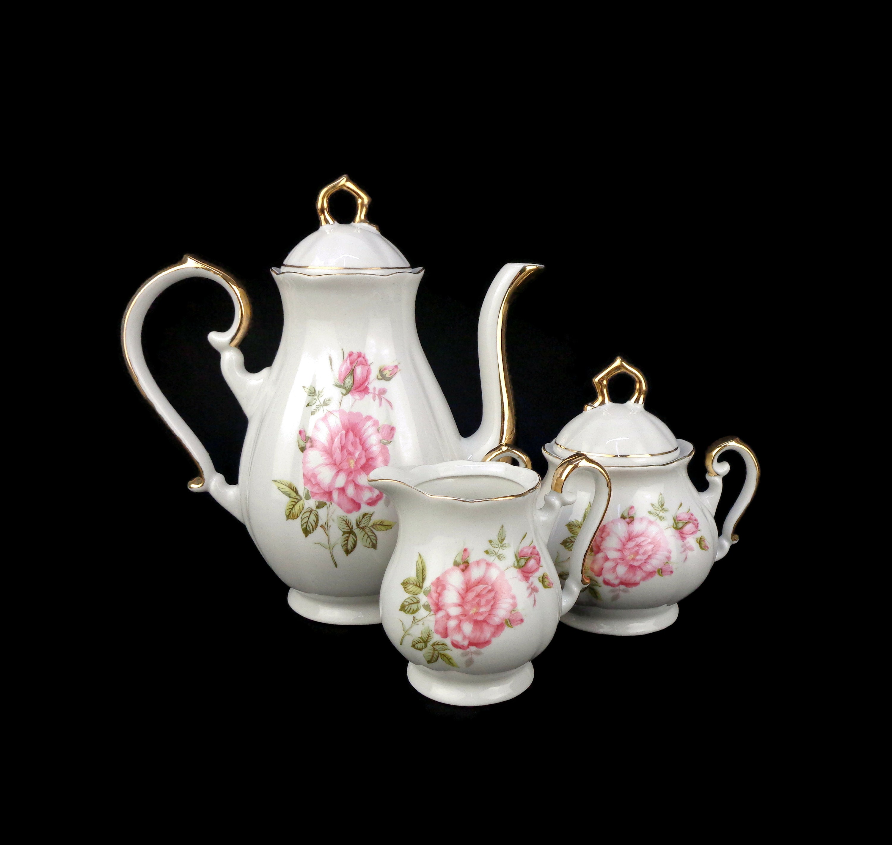 Vintage Porcelain Coffee Set, Yugoslavian Porcelain Coffee Tea Set - Etsy