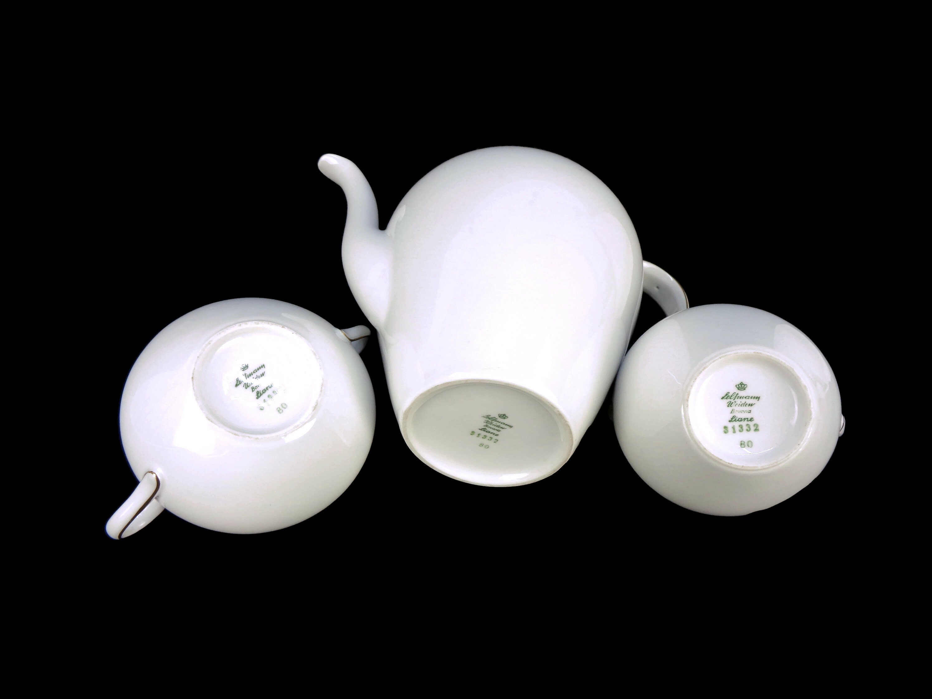 Vintage Porcelain Tea Coffee Set Bavarian Porcelain Coffee - Etsy