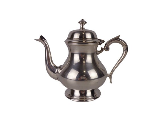 アンティークシルバーメッキティーポット - Etsy 日本