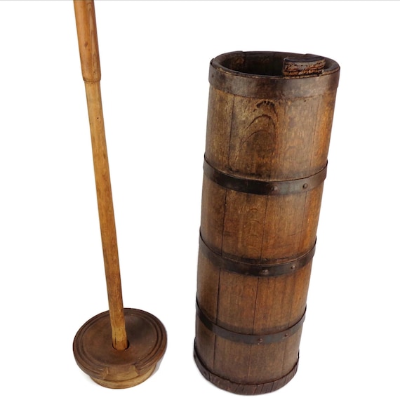 小型バターチャーン アンティーク フランス ヴィンテージ 小型バターチャーン アンティーク フランス ヴィンテージ