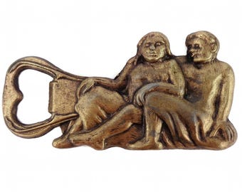 Antique Brass Bottle Opener, Vintage Bottle Opener, Collectible Bottle Opener