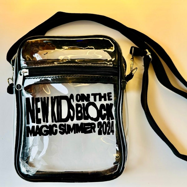 NKOTB | Magic Summer Tour | Clear Crossbody Bag | Concert/stadium approved