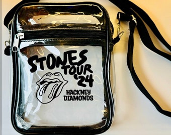 Hackney Diamonds | Stones ‘24 | Clear Crossbody Bag | Concert/stadium approved