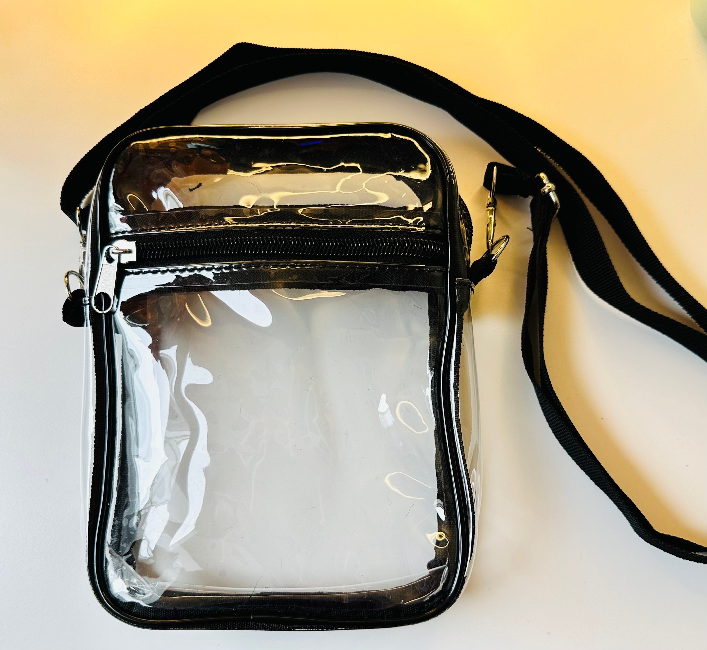 Clear over the shoulder bag deals
