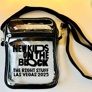 The Right Stuff | Clear Crossbody Bag | Concert stadium approved Small Clear Purse