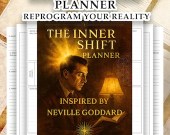 Neville Goddard Inspired Manifestation Planner | Undated Daily Journal (Printable PDF)