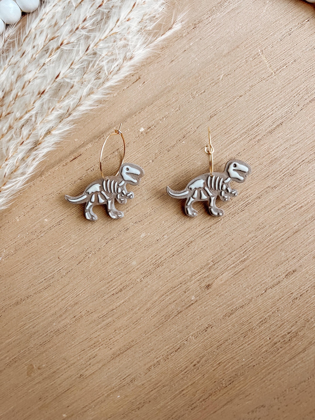 Hoop Earrings Small Hoop Olive - Dinosaur Designs main image 1