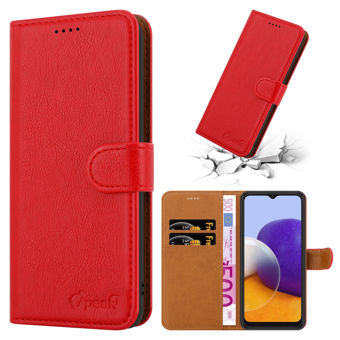 For Samsung Galaxy A22 5G Case 6.6 Leather Flip Etsy UK