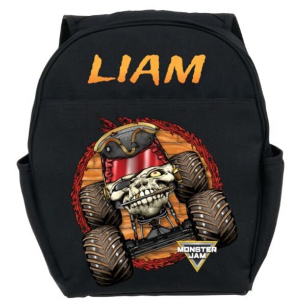 Monster Jam Backpack Preschool Etsy