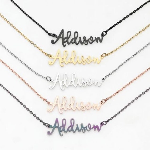Etsy 2024 handwritten necklace