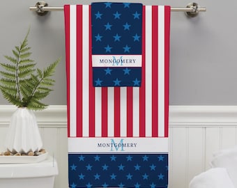 US Stars Hand Towel USA 250 Year Anniversary