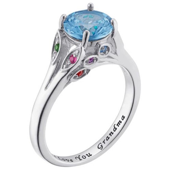 Grandmother ring 10 stones sale