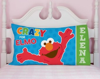 pink elmo bedding