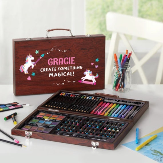 Kids Art Kit With Unicorn, Personalized Art Kit for Kids, Art