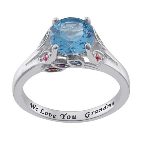Grandchildren hotsell birthstone rings