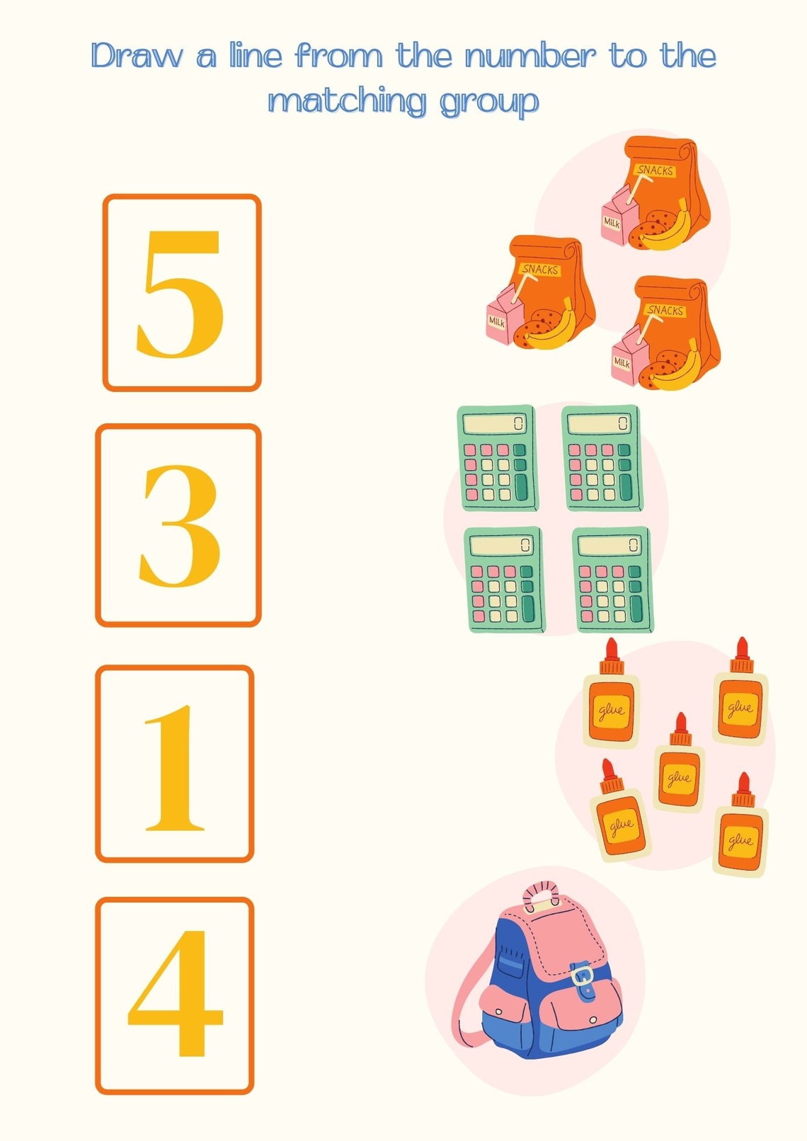 Toddler Counting Activity Sheets Etsy UK