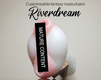 Riverdream, masturbatore fantasy, due fori, colori personalizzati