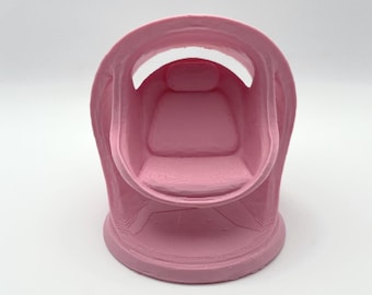 Futuristic Hanging Baby Seat Miniature – Dollhouse Pod Chair Nursery Furniture