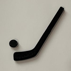 3D Gedrucktes Mini Hockey Spiel STL: Stick & Puck (Digitaler Download)