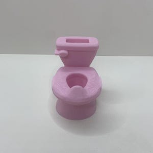 Dollhouse Kid’s Potty Miniature – 1:12 Scale – 3D Printed Toddler Toilet Accessory