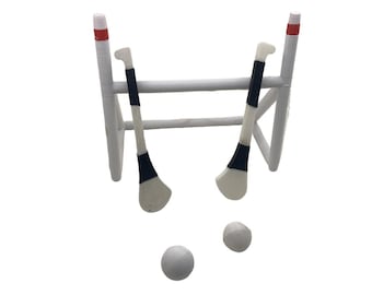 Miniature Camogie Hurling Game Set: Irish Sports Gift