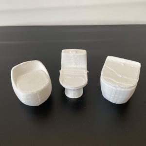 Miniature Toilet Set – 3 Styles Available | 1:12 Scale Dollhouse Bathroom Accessory (Single or Full Set)