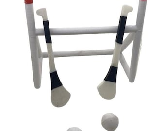 ミニチュア カモギー ハーリング ゲーム セット: アイルランドのスポーツ ギフト
